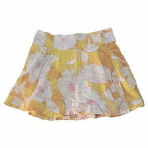 Tommy Jeans Yellow/White Wrap Skirt sz 9 Juniors
